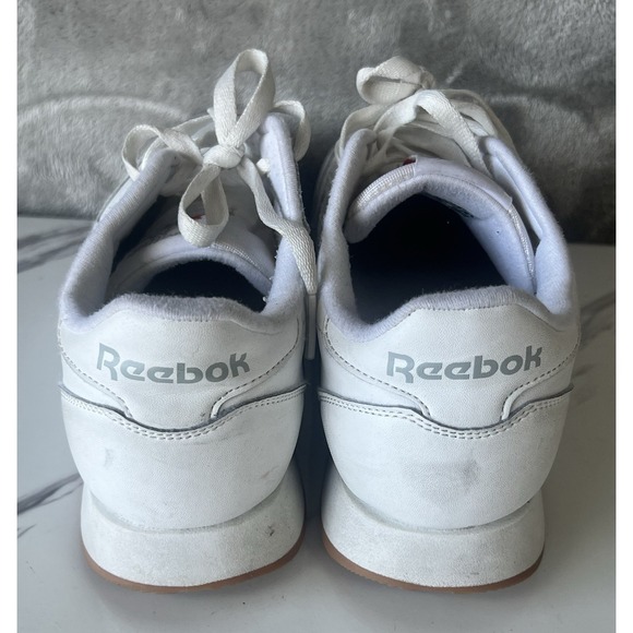 Reebok Classic Men's Size 6 Shoe White Leather Low Top Casual Sneakers Retro - Picture 3 of 6